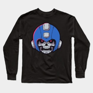 Megaman Skull Long Sleeve T-Shirt